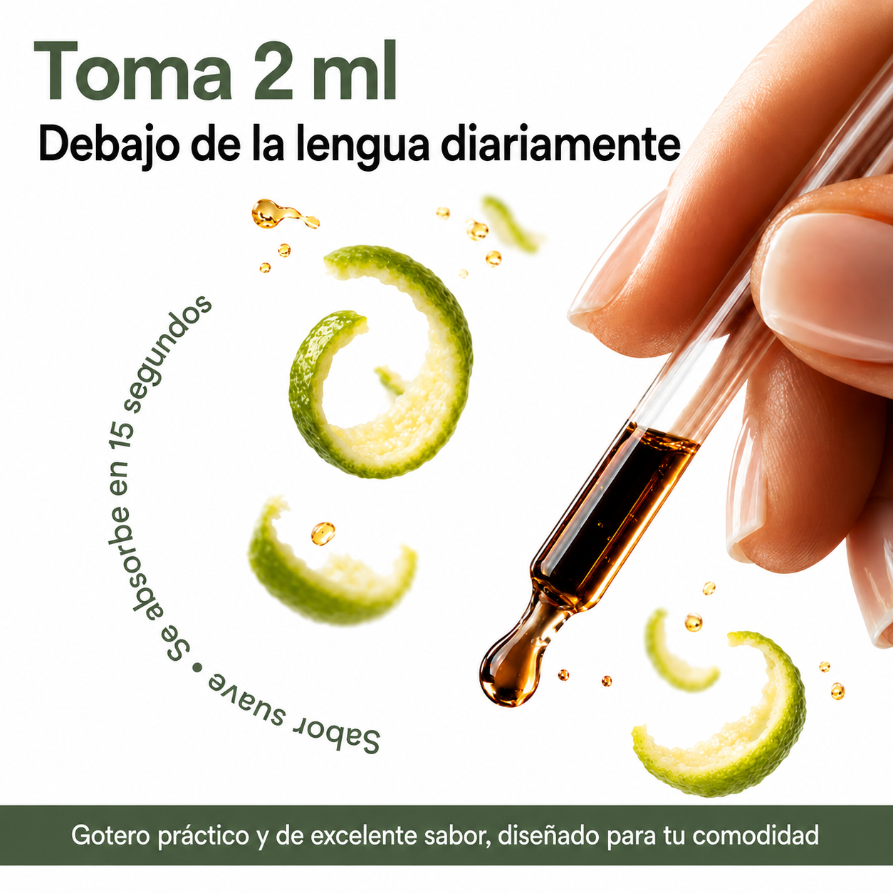 PURA™— Soporte hepático con bergamota cítrica.