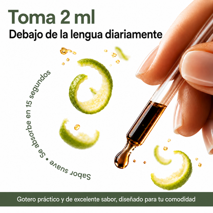 PURA™— Soporte hepático con bergamota cítrica.