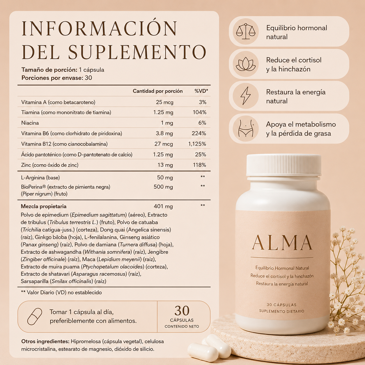 ALMA™ — Equilibrio Hormonal para Mujeres